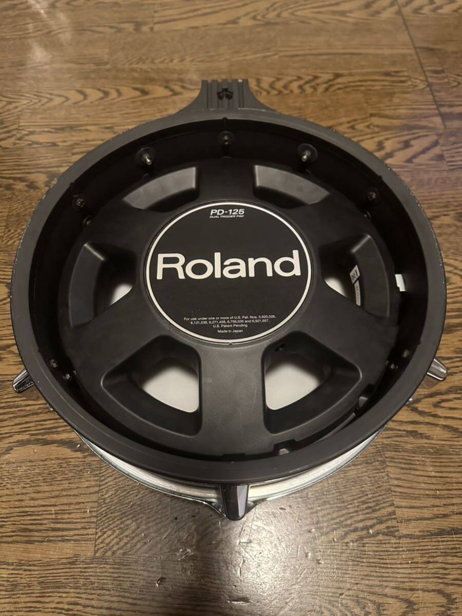 Roland V-Drums 電子ドラムパッド PD-125 BK スネア タム ローランド _画像3