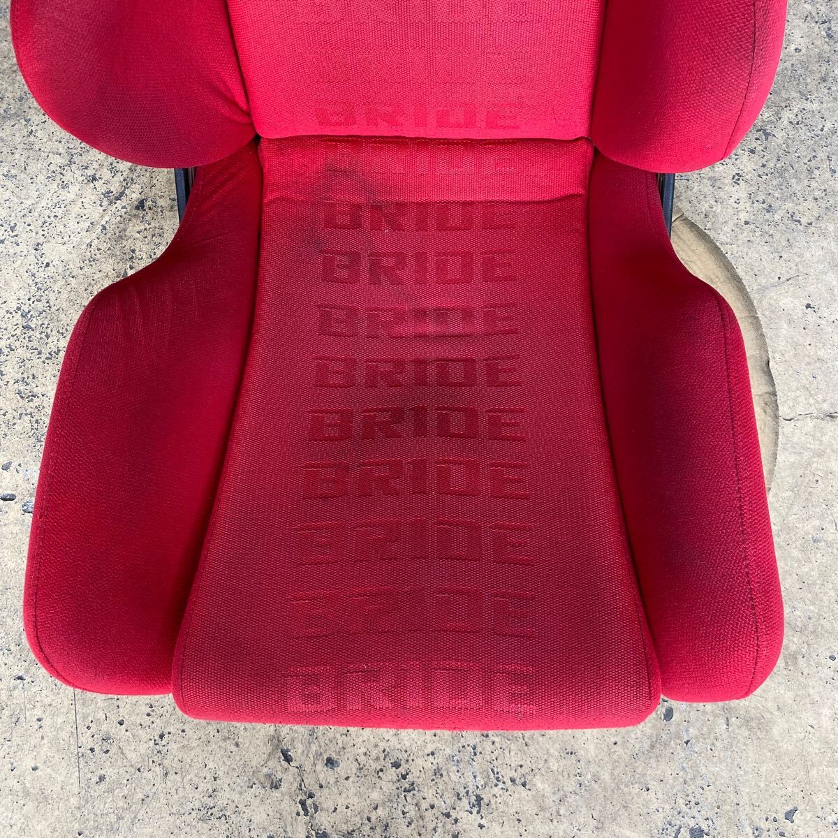 売切スタートBRIDE ブリッド セミバケットシート 赤 の画像3