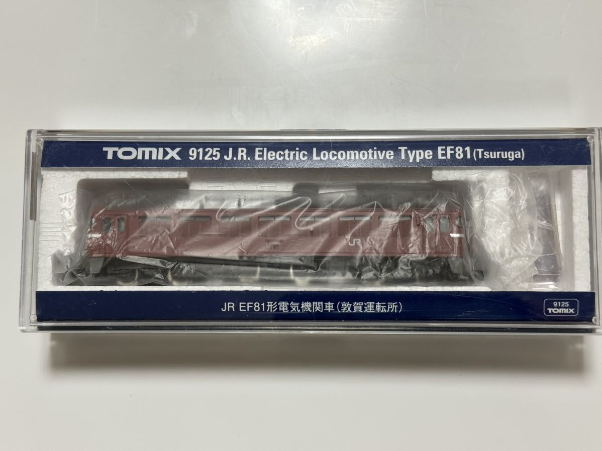 未走行。TOMIX トミックス 9125 EF81 電気機関車 敦賀運転所_画像2