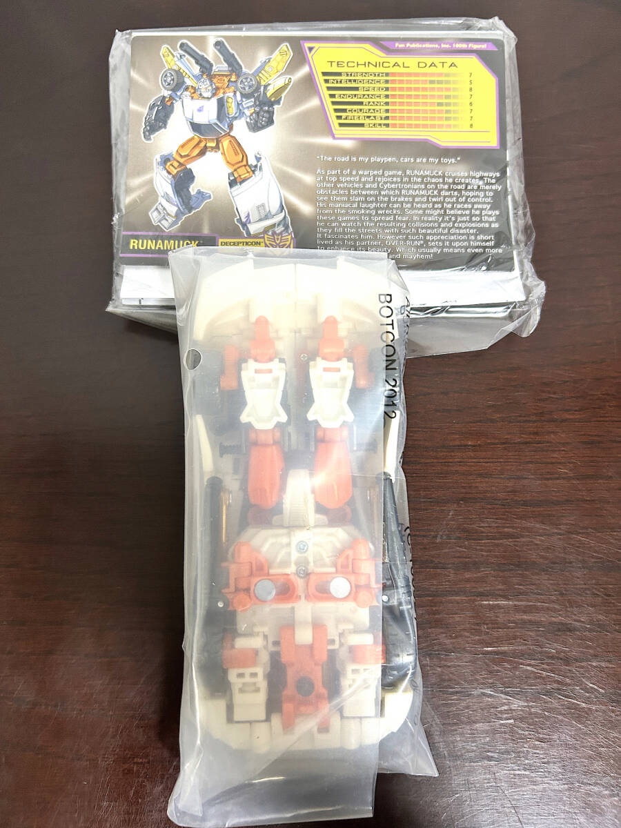 新品未開封 2012 TFCC 限定 ラナマック トランスフォーマー RUNAMUCK ボットコン BOTCON シージ レガシー キングダム ユニバース ヘンケイ_画像6