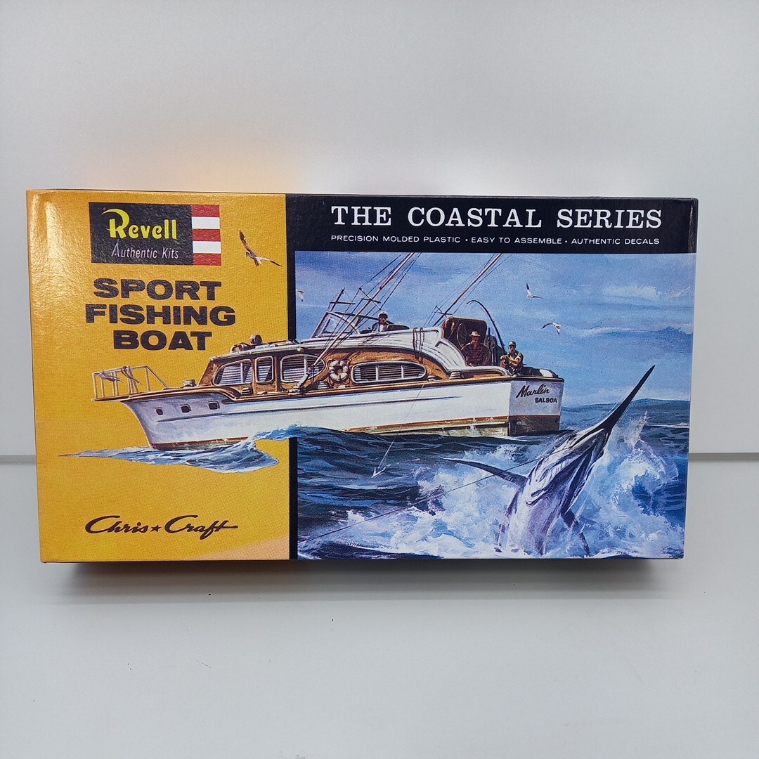 [ not yet constructed ]Revell Revell 1/56 THE COASTAL SERIES sport fishing boat plastic model H-387