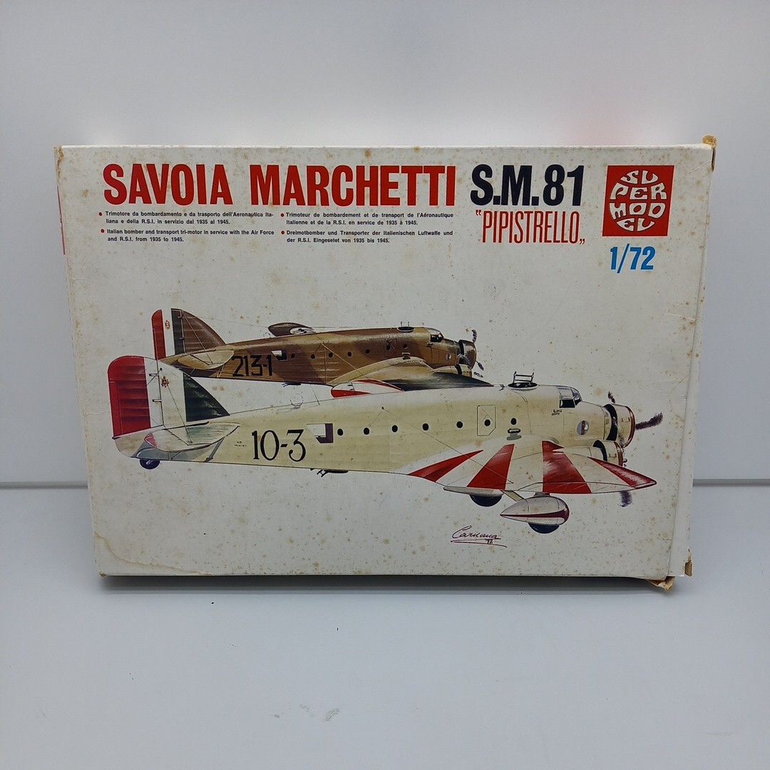 【未組立】Supermodell Savoia Marchetti S.M.81 Pipistrello Mastab 1/72 プラモデルの画像1
