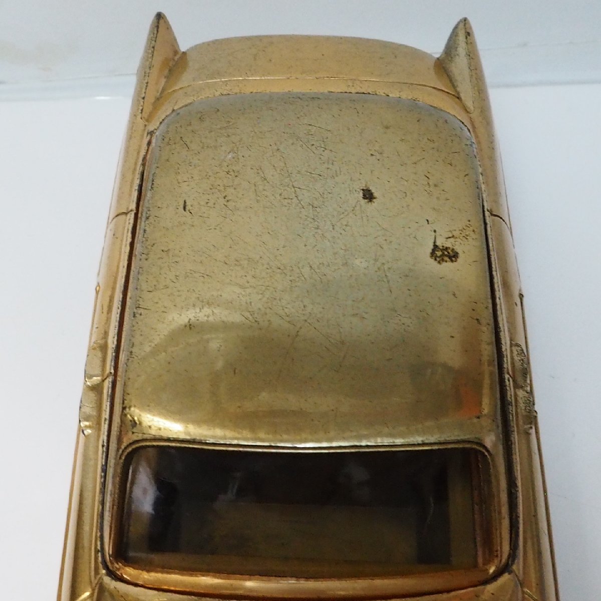  dealer [ first generation Toyopet Crown 1900 Deluxe TOYOPET CROWN] cigarette case made of metal cigar case ashtray #TOYOTA Toyota [ box less ]0753