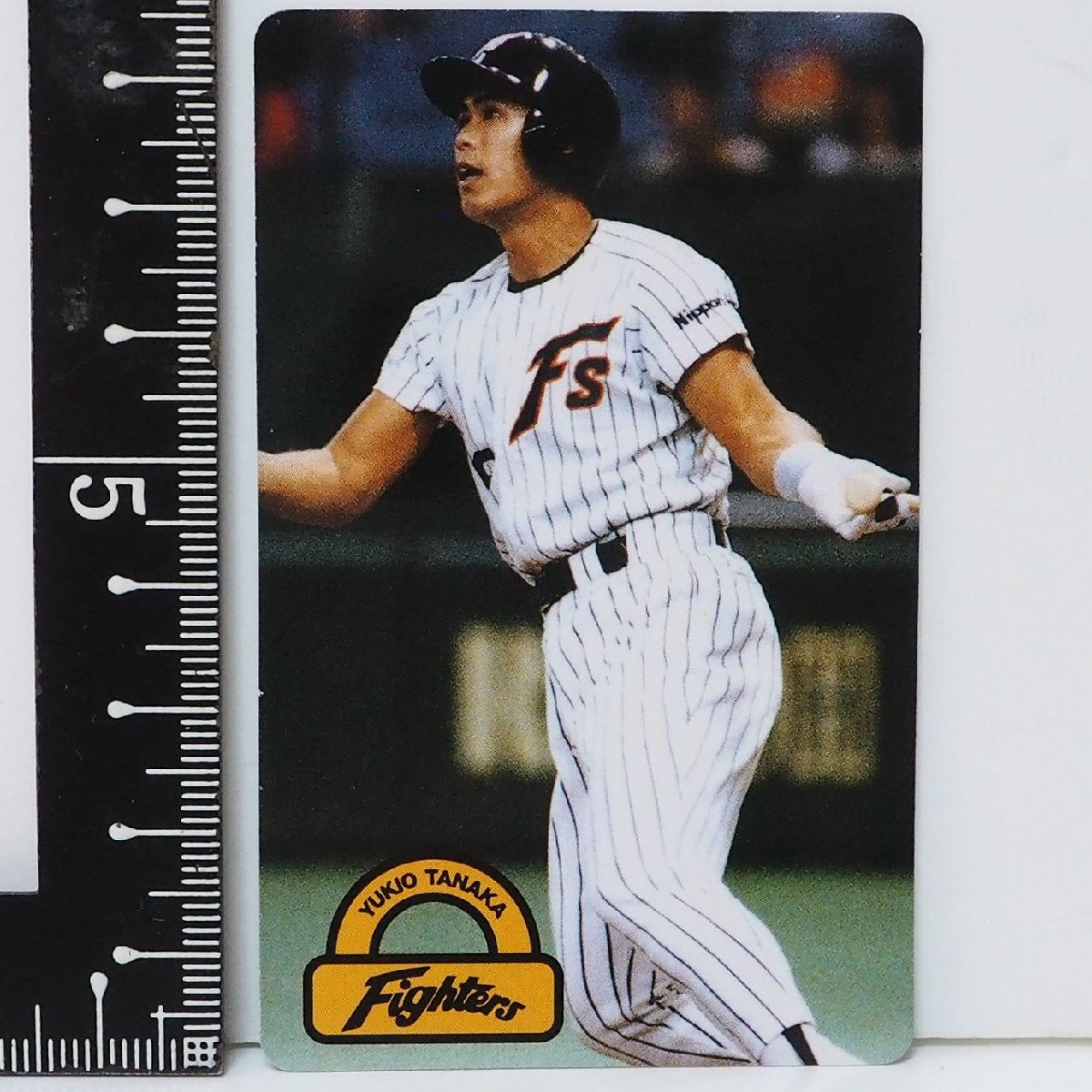 96 year Calbee Tokyo snack Professional Baseball card No.47[ rice field middle . male inside . hand Japan ham Fighter z] Heisei era 8 year 1996 year that time thing Calbee extra Shokugan BASEBALL