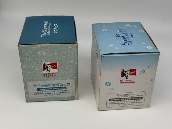 【中古品】 The Snowman スノーマン マグカップ KFC ケンタッキーフライドチキン 2個 （管13591）の画像8