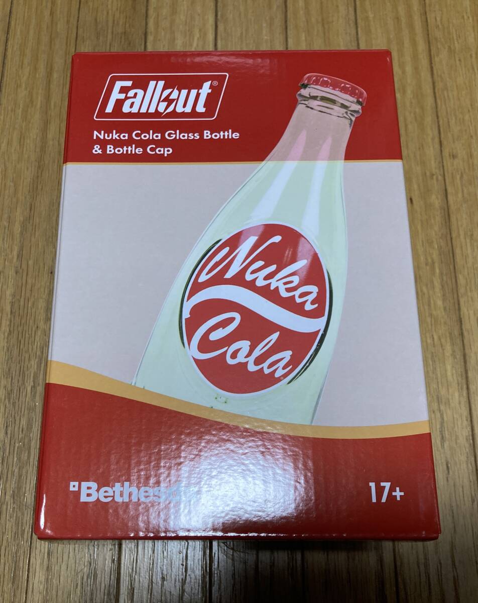 フォールアウト ヌカ・コーラのガラスボトルとキャップ　FALLOUT76 ベセスダ　Bethesda NukaCola フォールアウト_画像1