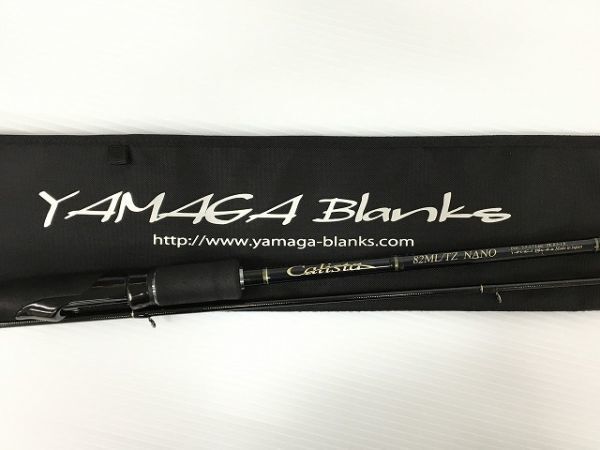 K12-474-0219-122【中古】YAMAGA Blanks(ヤマガブランクス) Calista(カリスタ) 82ML/TZ NANO エギングロッド 釣竿 竿袋付き_画像1