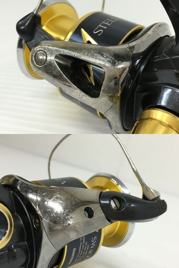 K18-559-0321-123【ジャンク】SHIMANO(シマノ) スピニングリール STELLA「13 ステラ SW4000XG」03062_キズ