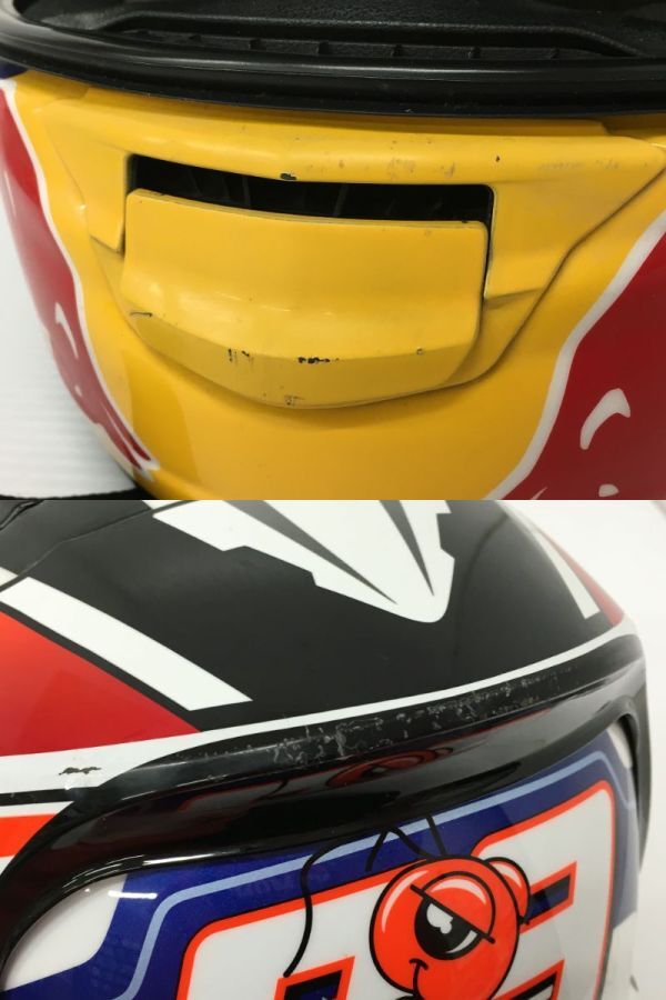 K18-551-0320-117【現状品】SHOEI(ショウエイ) フルフェイスヘルメット「X-TWELVE エックス-トゥエルブ」2013年製 Lサイズ_キズ