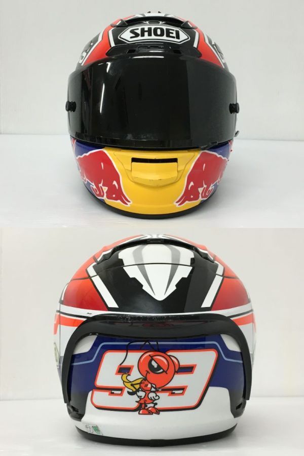 K18-551-0320-117【現状品】SHOEI(ショウエイ) フルフェイスヘルメット「X-TWELVE エックス-トゥエルブ」2013年製 Lサイズ_画像2