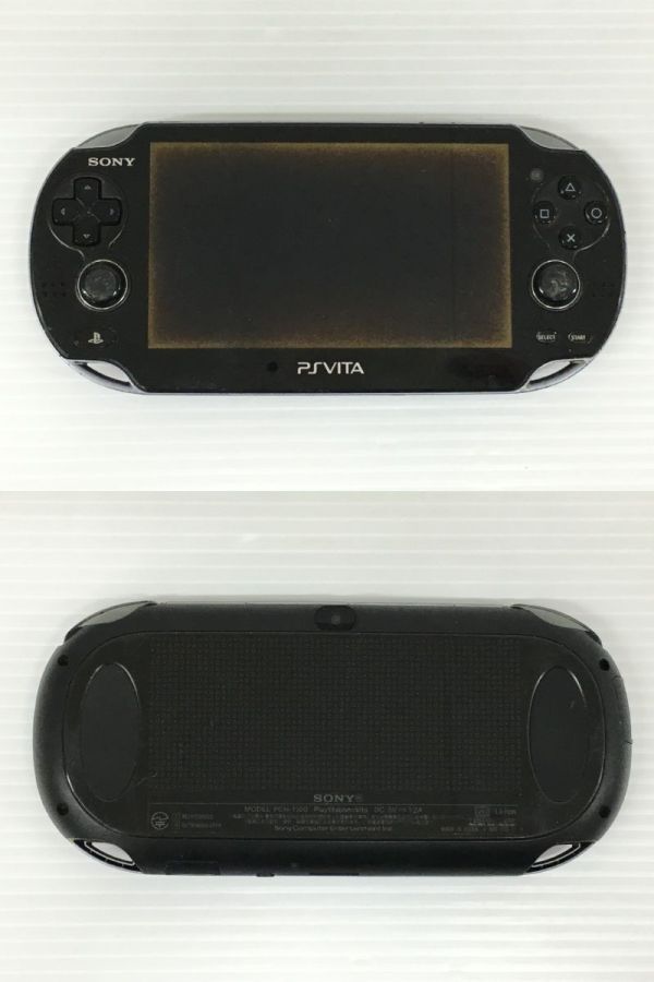 K18-556-0320-035【ジャンク】PlayStation Vita/PS Vita 本体 4台セット(PCH-1100 1台/PCH-2000 3台) ※PCH-2000のみ通電確認済み_PCH-1100 通電未確認