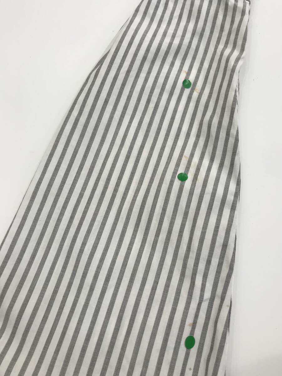 Christian Dior MONSIEUR stripe pattern shirt . with pocket old clothes Christian Dior mshu#0313U