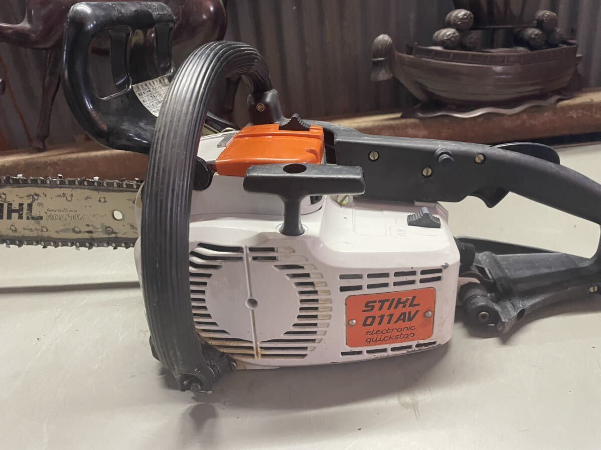 STIHL スチール エンジンチェーンソー 011AV 現状品の画像2