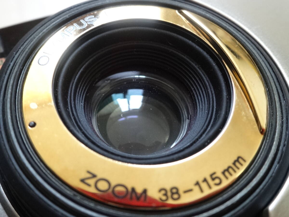〈動作未確認〉Olympus μ オリンパス ミュー mju ZOOM 115 DELUXE コンパクトフィルムカメラ 人気 女子 レトロ 現状品 （管A13）_画像10
