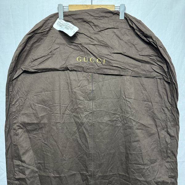 GUCCI グッチ スーツ カバー 洋服 衣装 ガーメント ケース バッグ 旅行 出張 茶 ブラウン b18904_画像2