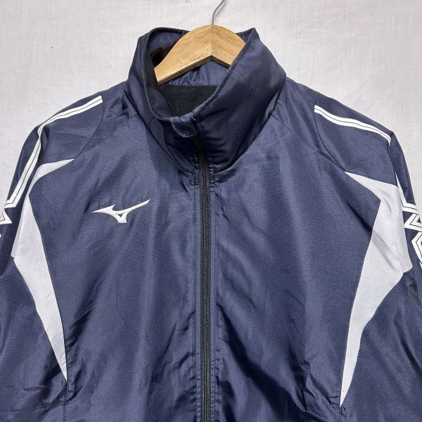 Mizuno Mizuno windbreaker men's jacket reverse side tricot heat insulation is . water breath Thermo 32JE7550 sport training b18987