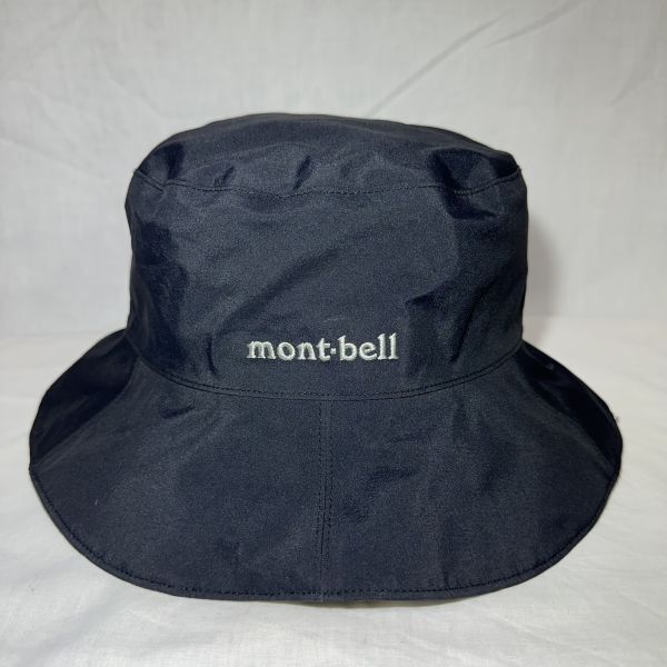 mont bell モンベル 1128628 レインハ メドー ハット ゴアテックス 帽子 キャップ 登山 トレッキング L(58-60) 黒 ブラック b19006_画像1