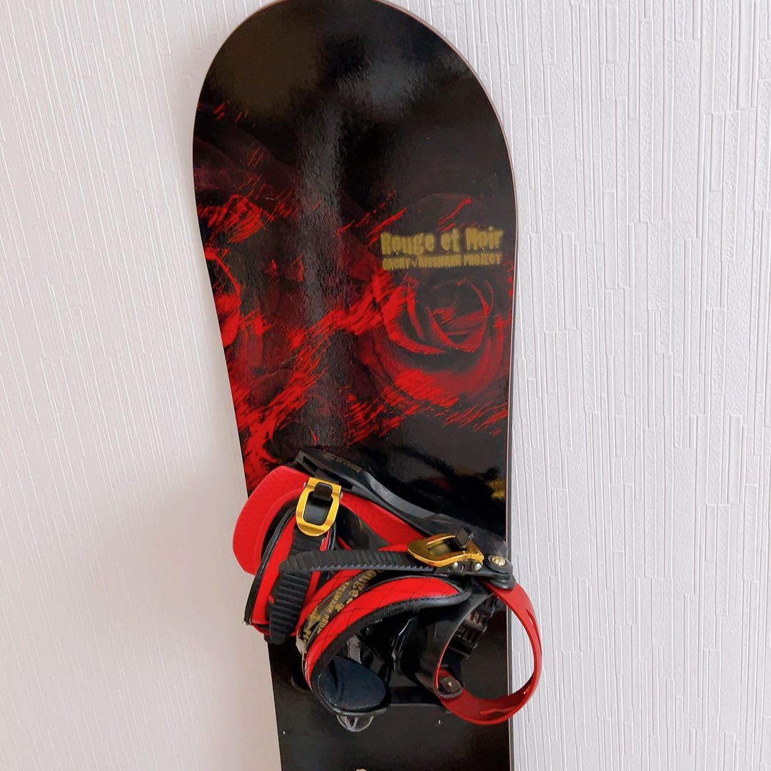 GACKT×KISSMARK PROJECT Rouge et Noir rouge *nowa-ru kiss mark gakto collaboration snowboard binding set 