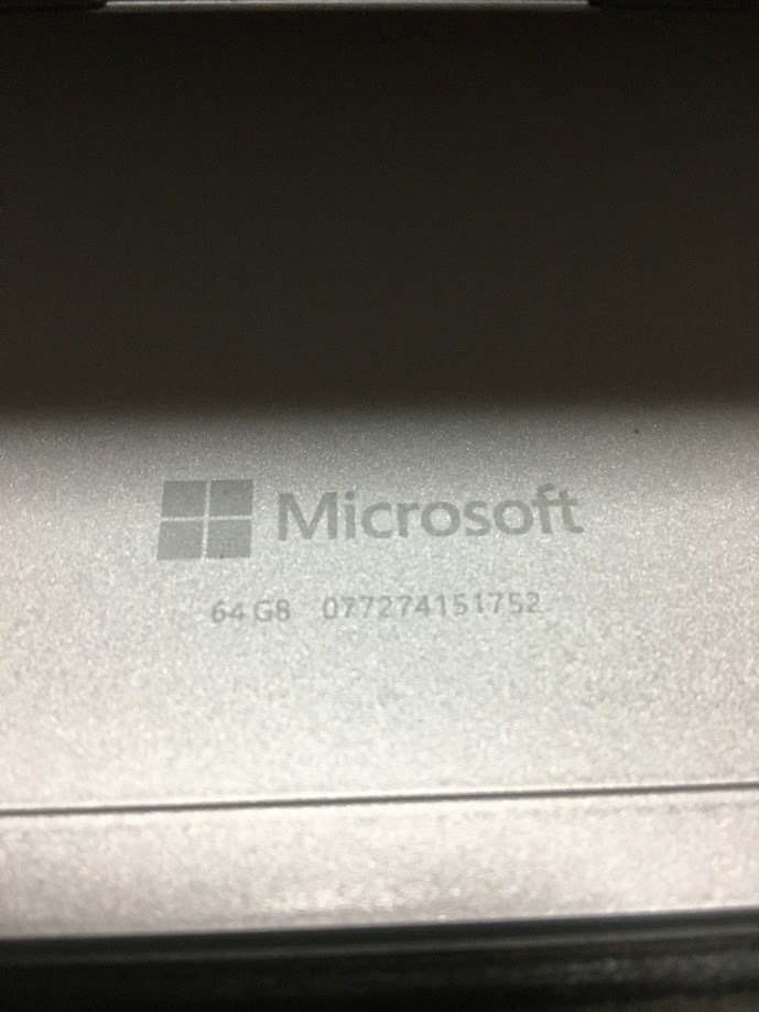 ★ 送料無料 ★ マイクロソフト Surface 3 タッチ液晶　intel Z8700 4GB SSD 64GB 1920 x 1280フルHD液晶 windows10pro