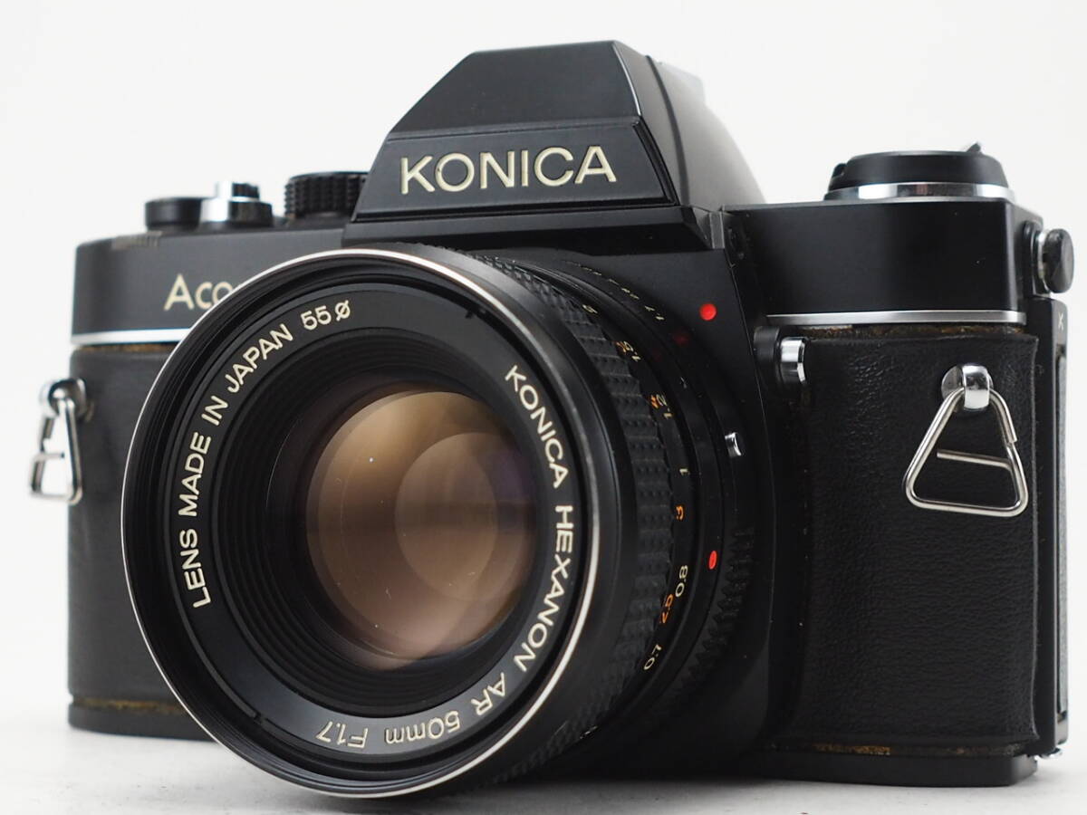 ★訳あり実用品★ コニカ KONICA ACOM-1 ボディ 50mm 単焦点レンズセット ★シャッターOK! #TA3473の画像1