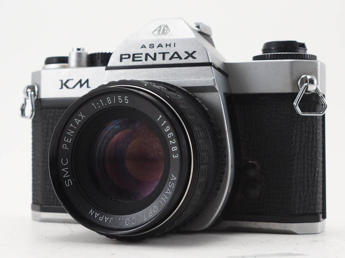 ★訳あり大特価★ ペンタックス PENTAX KM ボディ 55mm 単焦点レンズセット ★レンズ動作！ #TA3597_画像1