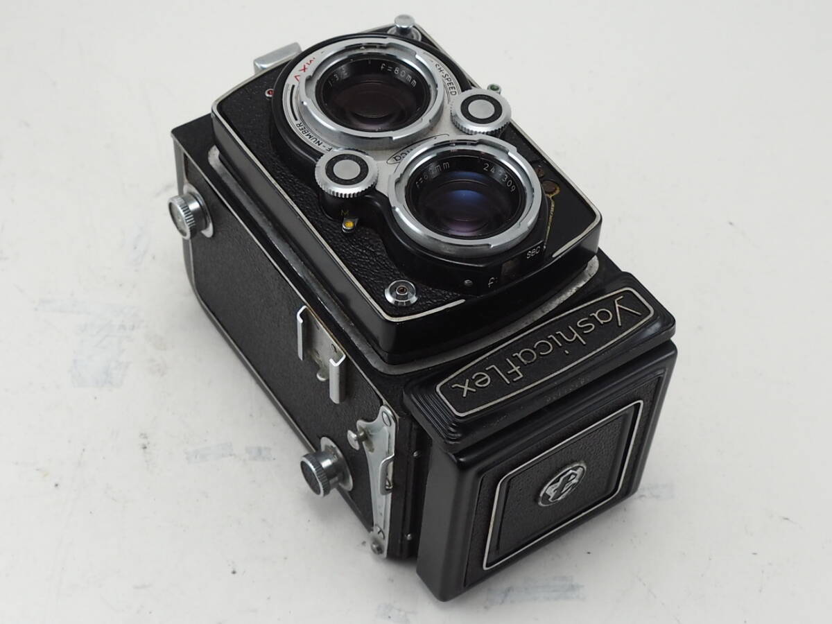 ★訳あり実用品★ ヤシカ YASHICA FLEX ★絞り変化、シャッター全速OK! #TA3693_画像2