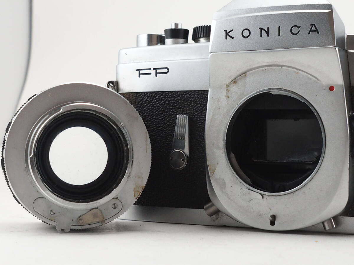 ★訳あり実用品★ コニカ KONICA FP ボディ HEXANON 52mm F1.8 ★シャッターOK! #TA3786の画像5