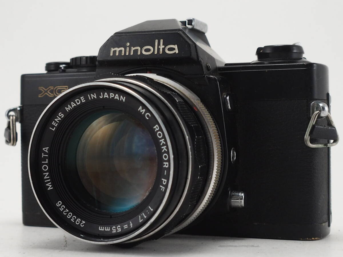 ★訳あり大特価★ ミノルタ MINOLTA XG-S ブラック 55mm 単焦点レンズセット #TA3826_画像1