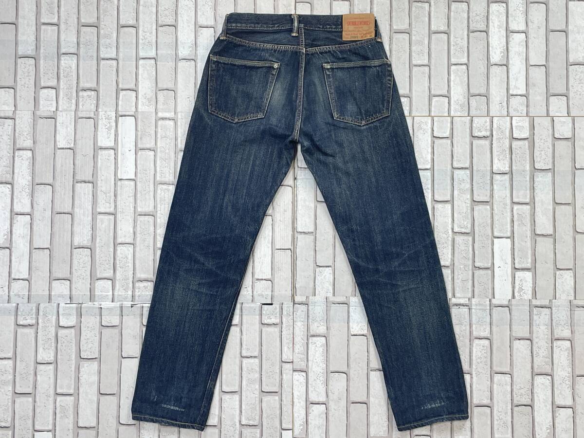 ＵＳＥＤ　ダブルワークス　DUBBLEWORKS　DW5PZ　ジーンズ　デニム　サイズ２９　ウエアハウス　WAREHOUSE　日本製_バックスタイル