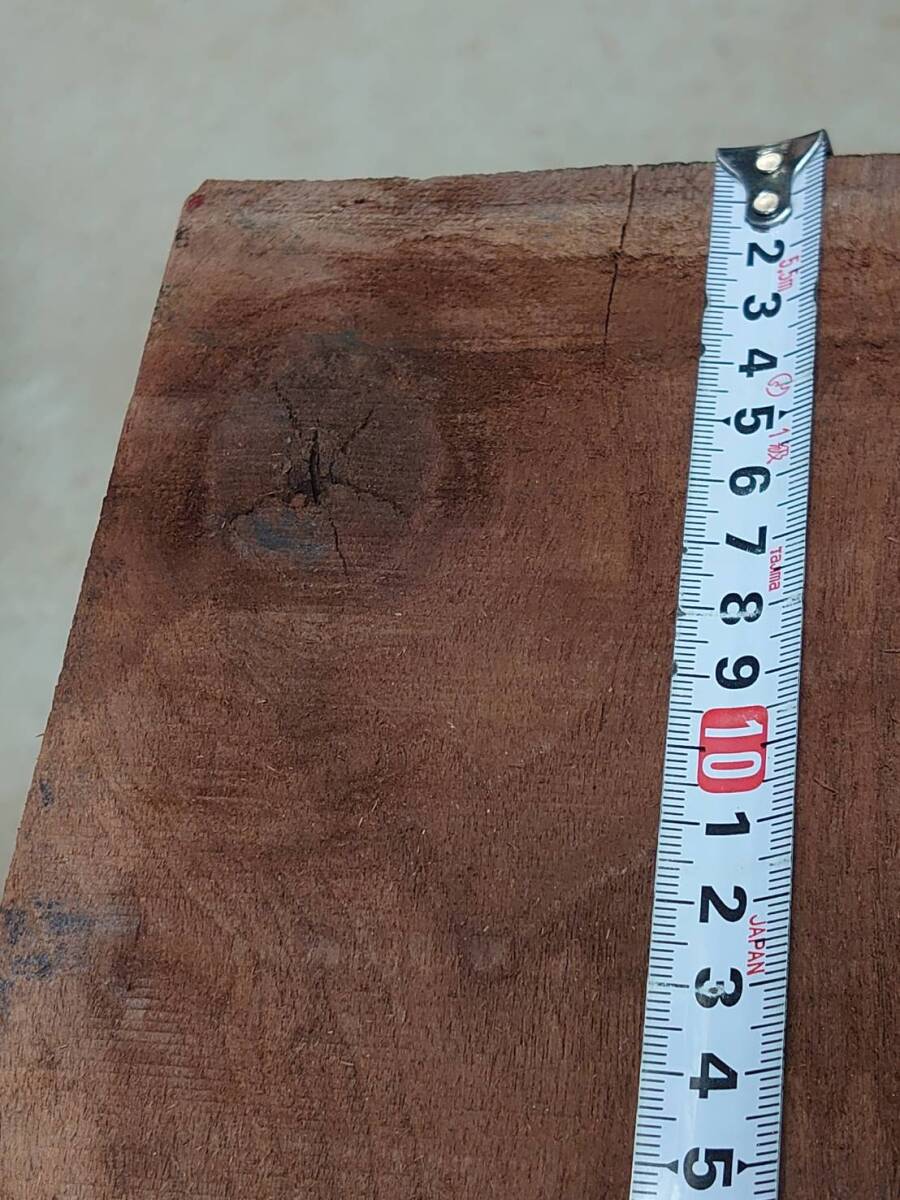 ウォルナット 荒材 No.240331-X 無垢 乾燥材 板（長さ1240㎜ｘ幅140㎜ｘ厚み33㎜）1枚 木材 DIY 棚板 小物作りにの画像2