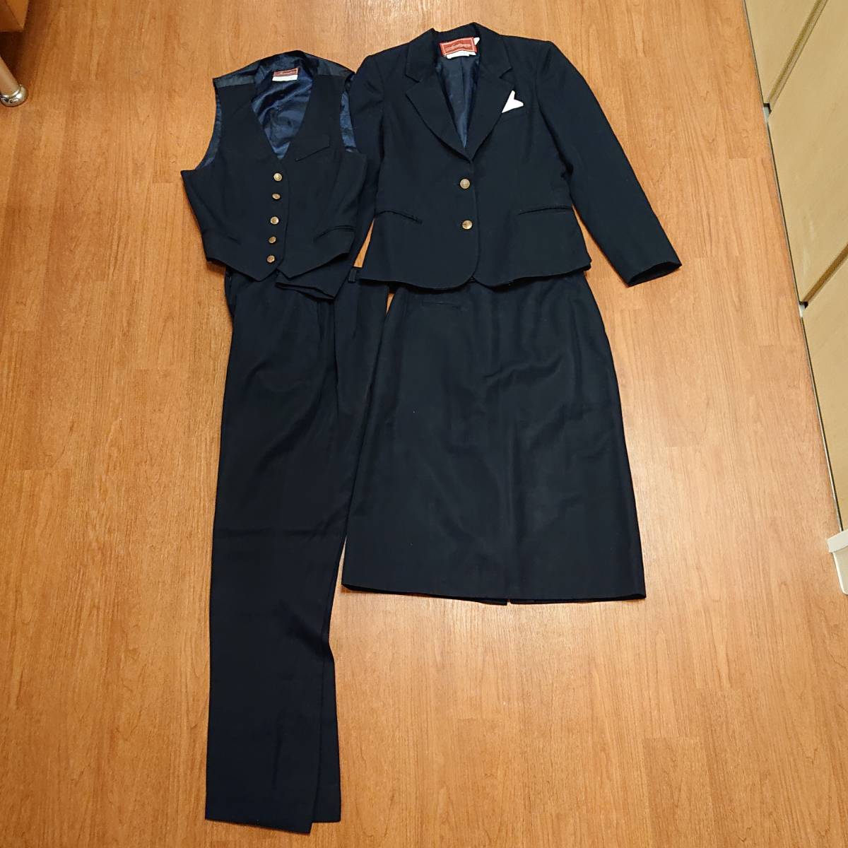 パンアメリカン航空　PAN AM　スチュワーデス　制服セット　スカート　パンツ両方あるすごく珍しいセット　超貴重品 即決　送料込み