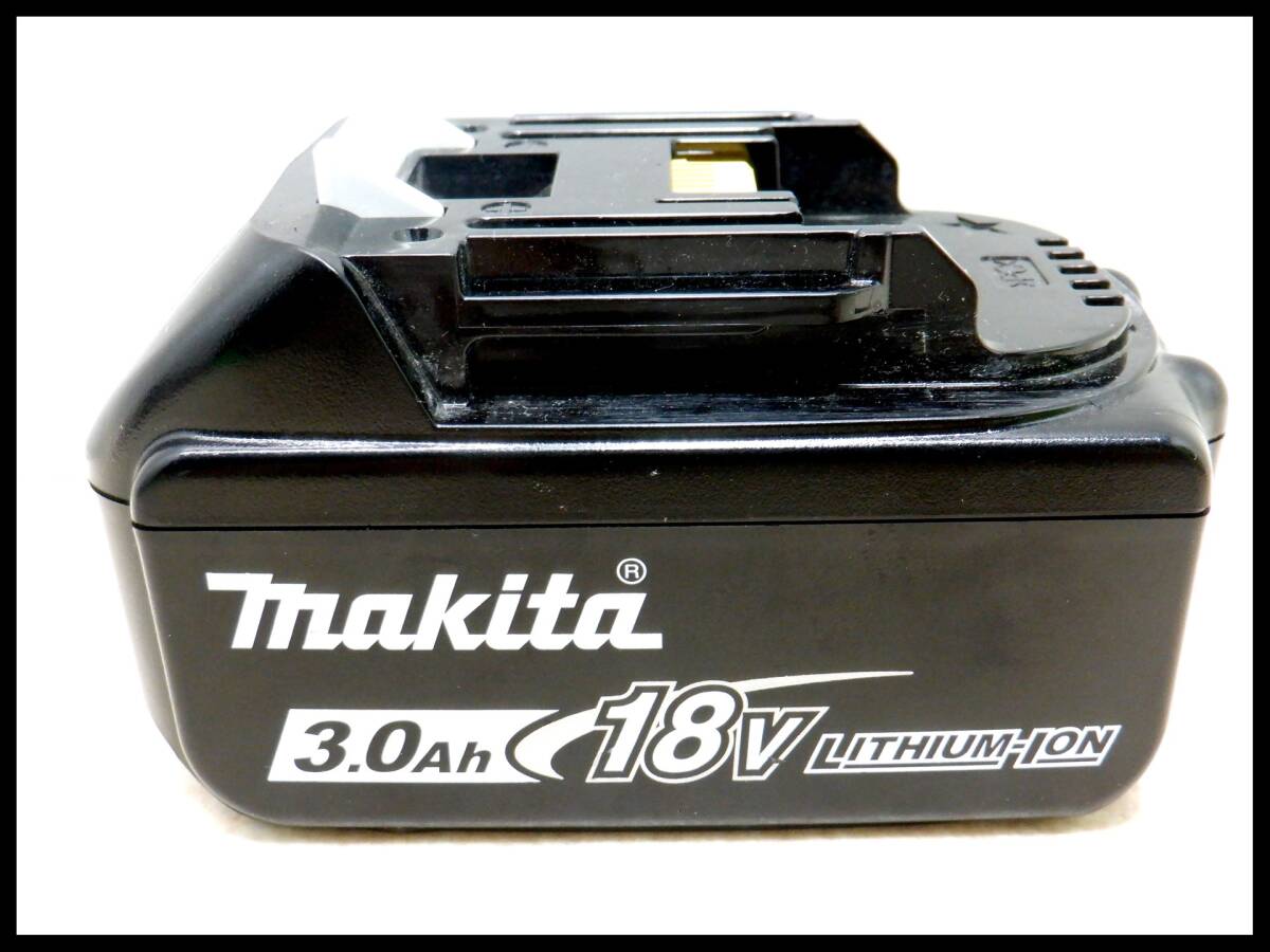 マキタ 18V 3.0Ah 純正品 バッテリ BL1830B 充電回数22回 バッテリー レターパック+可_画像2