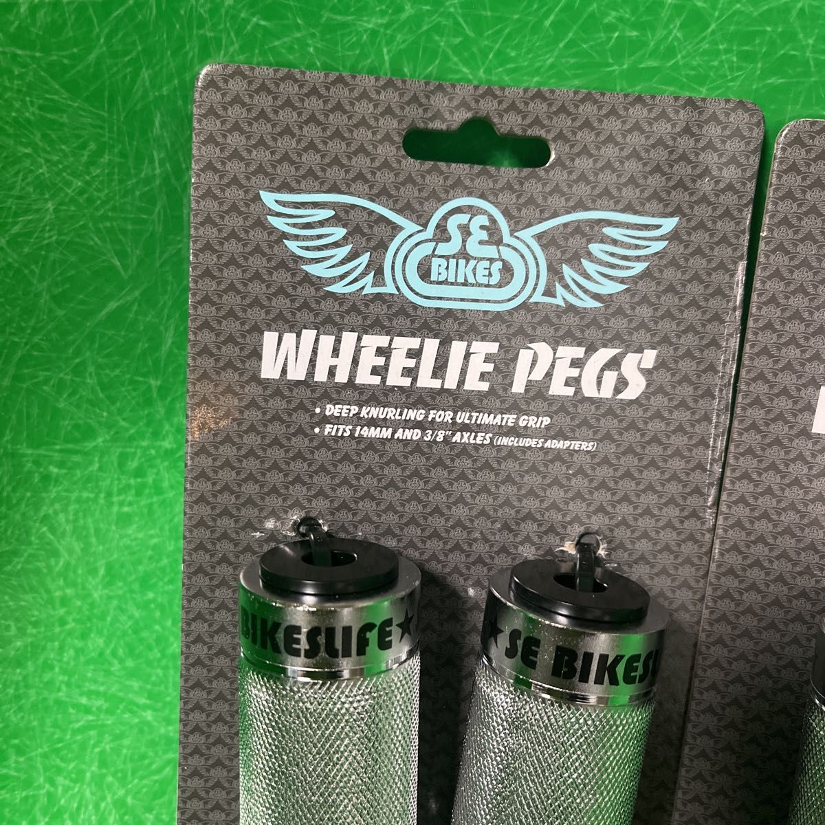 SE BIKES ペグ　4本セット　シルバー　銀　新品未使用品　BMX peg エスイーバイク　オールドスクール　 フラットランド