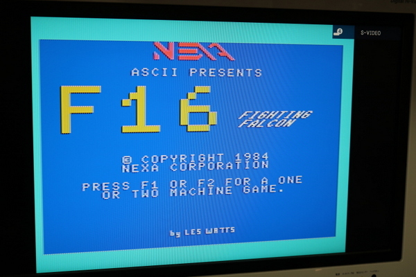 MSX F-16 ファイティングファルコン 箱・取扱説明書付 起動確認 アスキー レトロゲーム カートリッジ ROMソフト の画像6