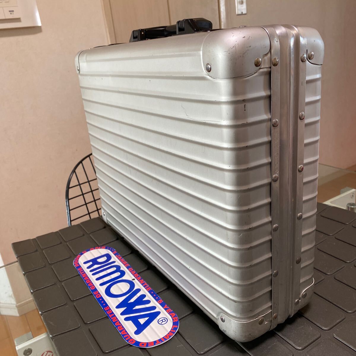 #B records out of production / rare / rare [RIMOWA] Rimowa attache case trunk case aluminium duralumin case Vintage / Old Rimowa super light weight 