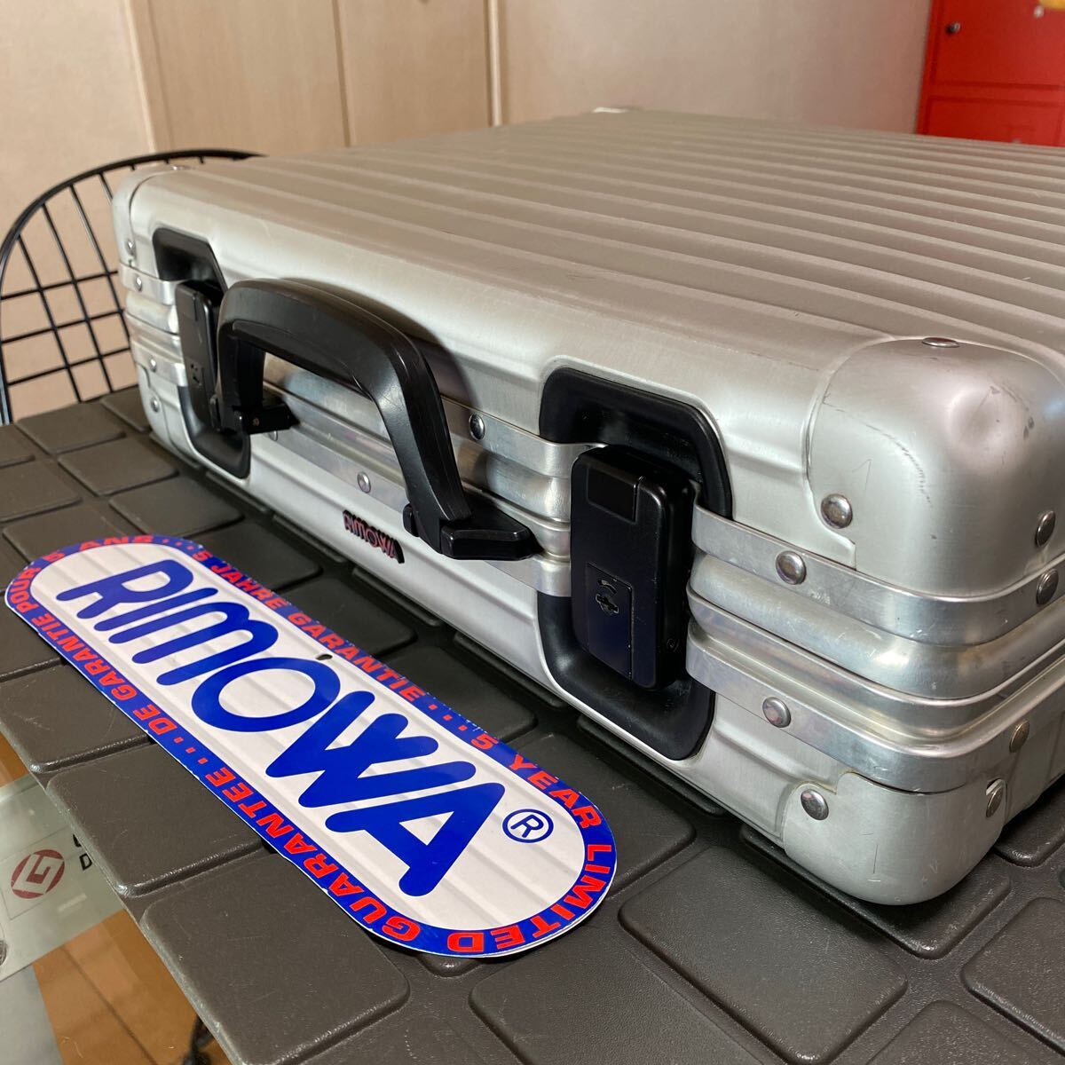 #B records out of production / rare / rare [RIMOWA] Rimowa attache case trunk case aluminium duralumin case Vintage / Old Rimowa super light weight 