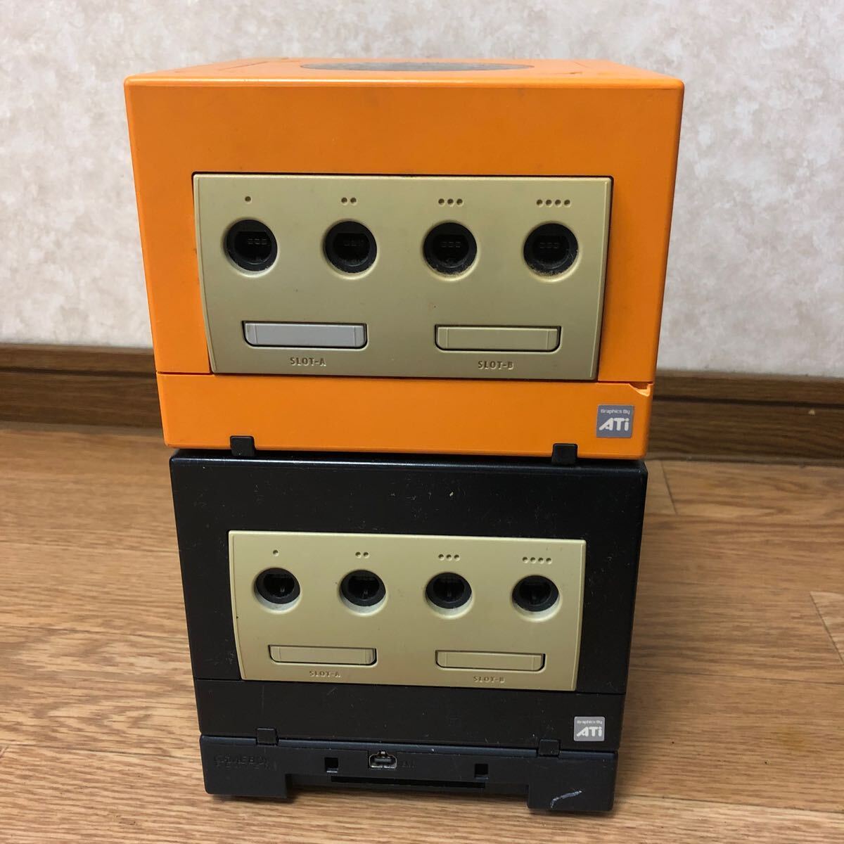 任天堂 Nintendo ニンテンドー ゲームキューブ 本体 DOL-001 GAME BOY PLAYER DOL-017 コントローラー ★動作未確認の画像6