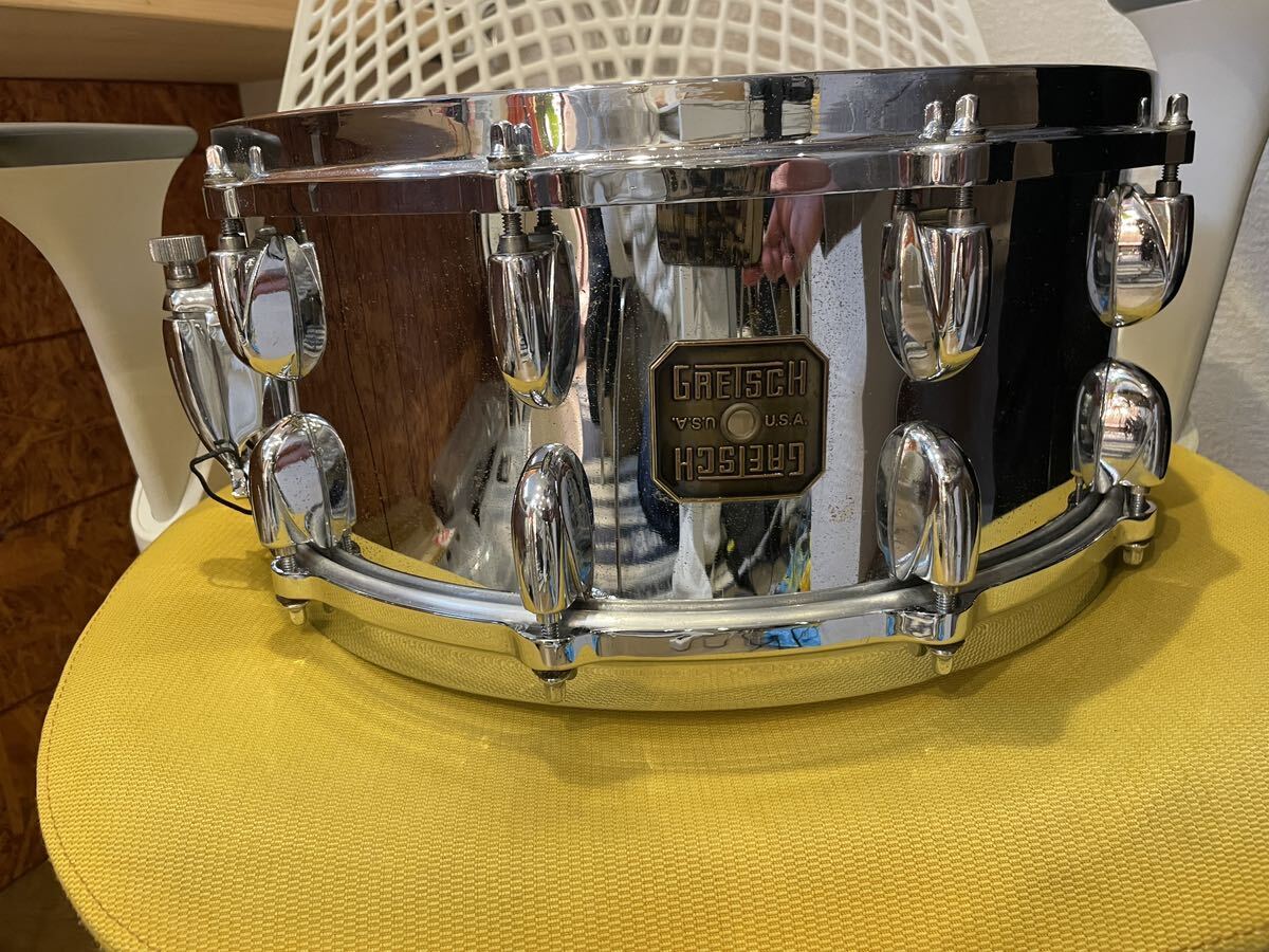 【80年代USA製グレッチ】GRETSCH G4166 スネアドラム 14×6 年数の割には美品　微カスタム有