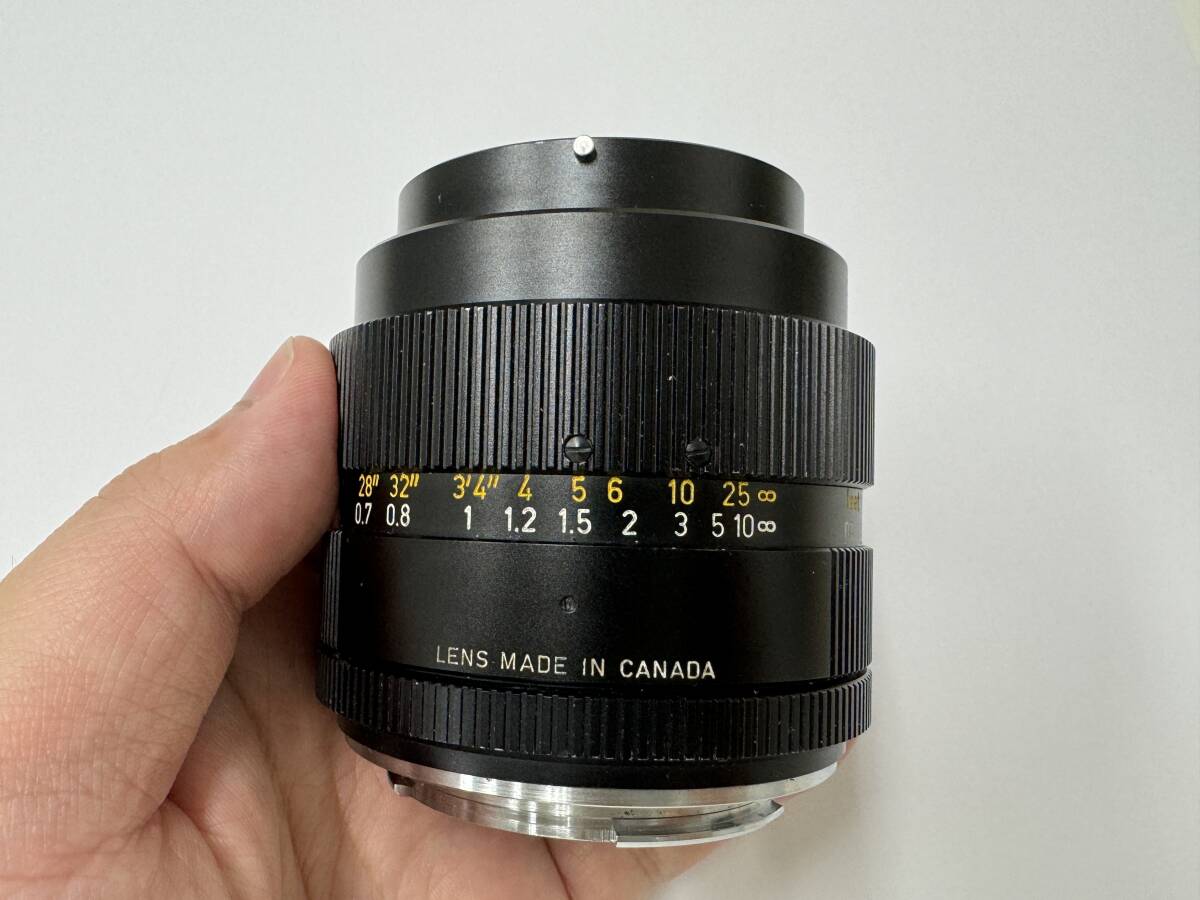 【撮影確認済み】Leica SUMMICRON-R 35mm F2.0 35/2.0 ライカ 広角単焦点レンズ 大口径 ズミクロン 9枚玉の画像4