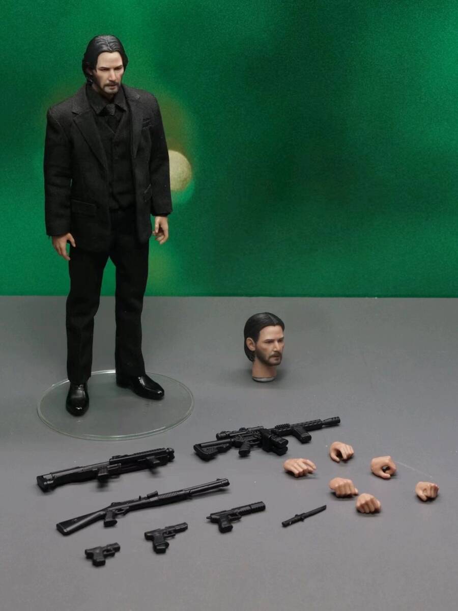 新品 未開封 閃回 Studio 1/12スケール アクションフィギュア John Wick フルセット　Manipple Studio_画像1