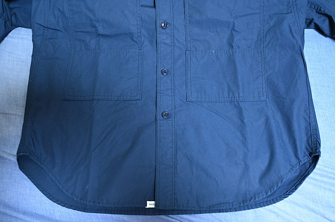 sassafras work shirt ササフラス ワーク シャツ M サイズ コットン キャンプ 園芸 家庭 菜園 長袖 _画像4