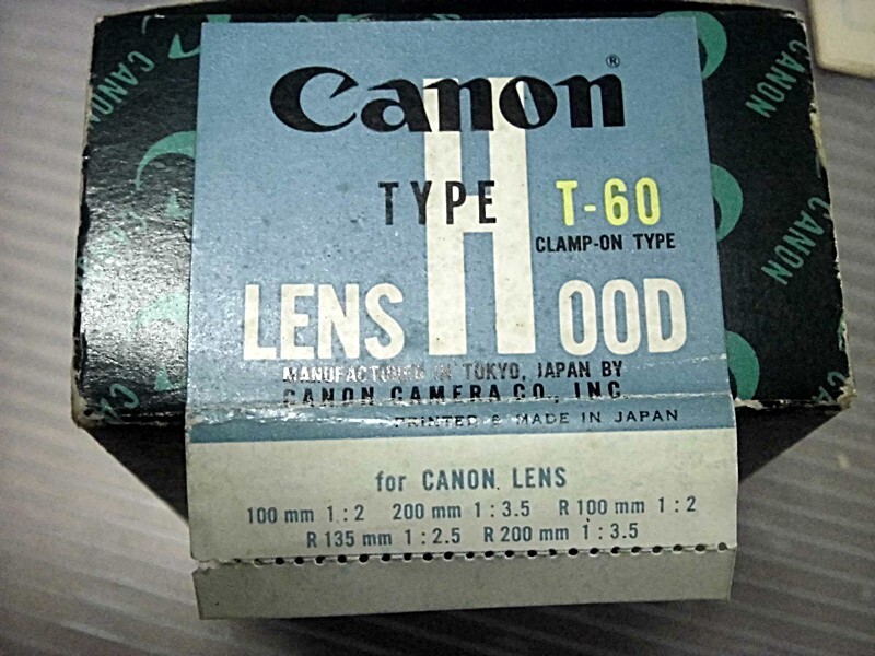 Canon キャノンP/箱 取説 書類 レンズフード など まとめて_画像4