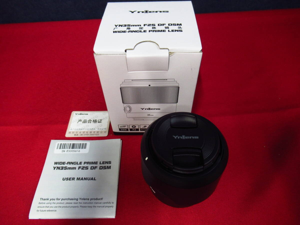 YONGNUO YN35mm F2 DF DSM SONY Eマウント 管理6rc0312B33_画像1