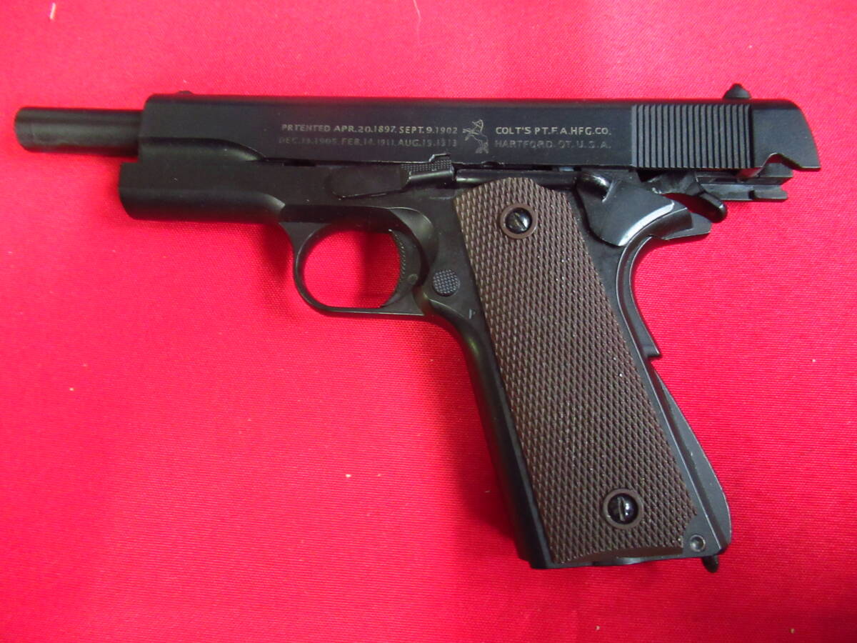 DOUBLE BELL No.723 M1911A1 コルトガバメント 樹脂版 ガスガン エアガン サバゲー ダブルベル 管理6rc0328F25_画像2