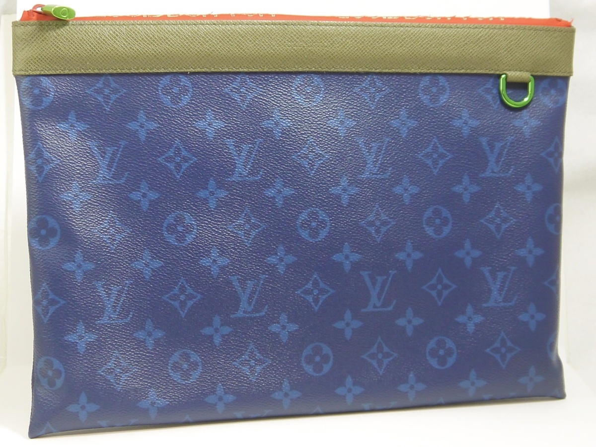 ★USED品 LOUIS VUITTON【ルイヴィトン モノグラム パシフィック・タイガ M63047 ポシェット アポロ クラッチバッグ メンズ】