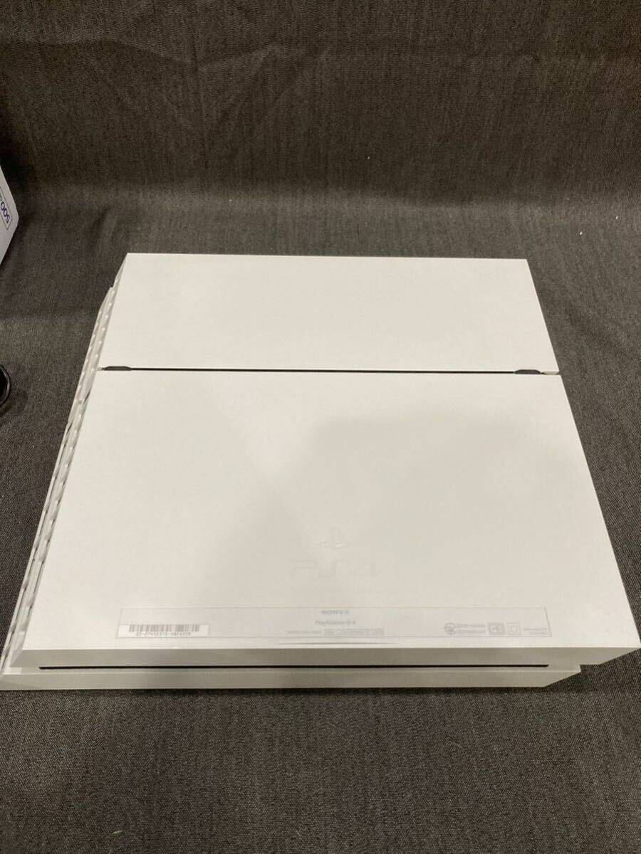 SONY ソニー CUH-1200A PlayStation 4グレイシャーホワイト 500GB 100V ~2.3A 50／60Hz ゲームソフト2本 よ_画像6