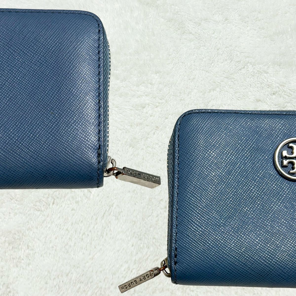 TORY BURCH トリーバーチ コインケース キーケース キーリング コンパクト財布 ミニ財布 小銭入れ レザー シルバーロゴ