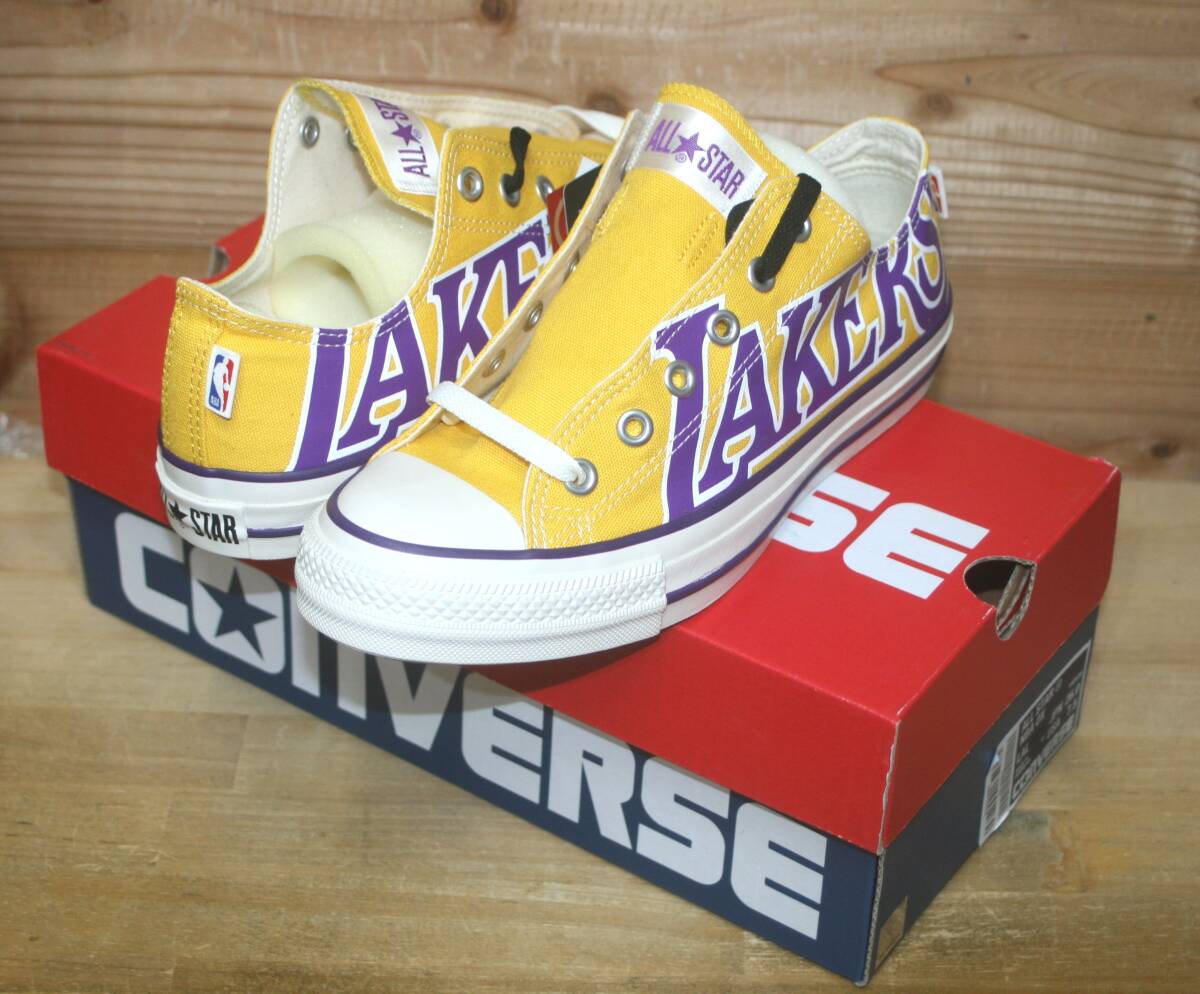 送料無料/新品☆ ロサンゼルス・レイカーズ コラボレーションモデル CONVERSE ALL STAR NBA OX (コンバース)