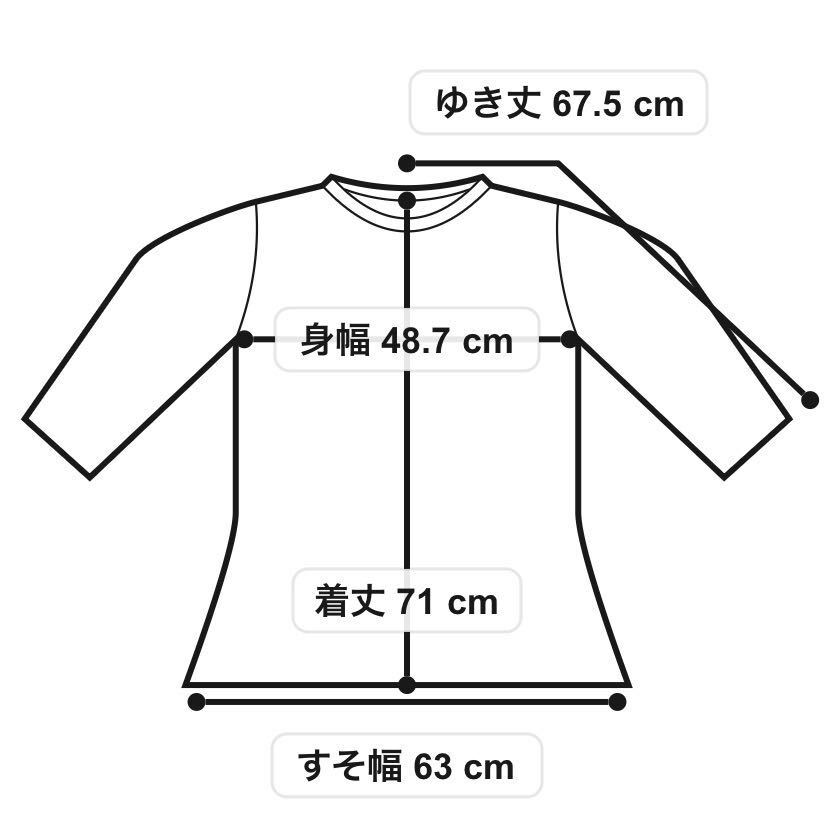 【2点以上で送料無料】NARACAMICIE ストライプアイレット七分袖シャツ ナラカミーチェ ブルー_画像10