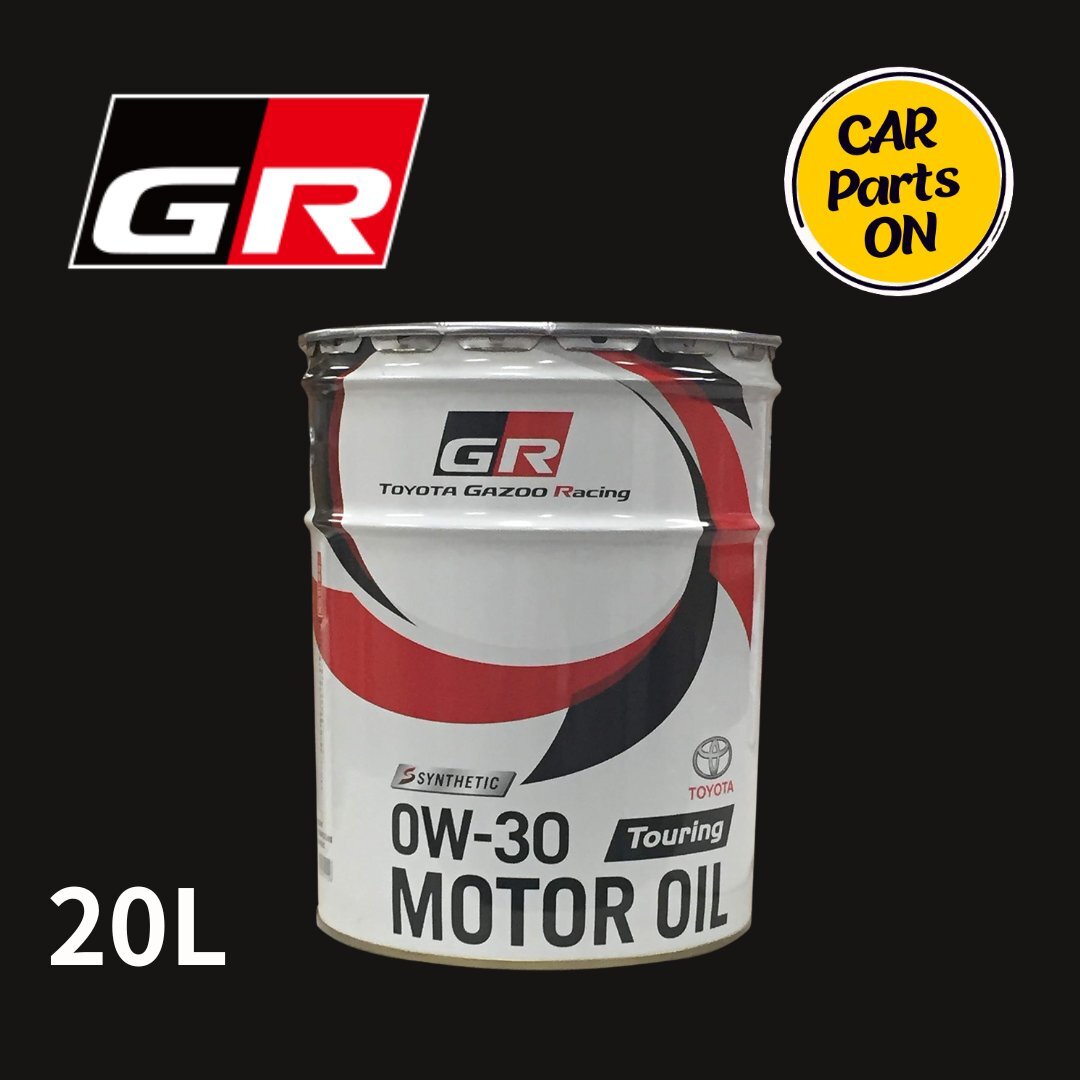 GR Touring 0W-30 トヨタ純正 オイルドレンパッキン付き エンジンオイル トヨタ GR MOTOR OIL 20L 08880-12503の画像1